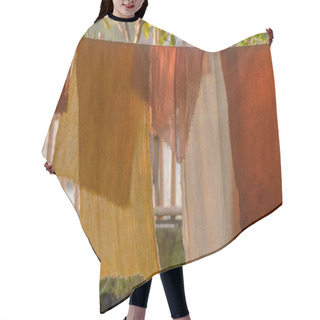 Personality  Hand Dyeing Fabrics Made From Natural Dyes Hair Cutting Cape