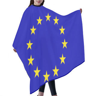 Personality  A Vector Flag Of The European Union / EU / Europe Hair Cutting Cape