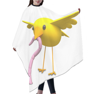 Personality  The Early Bird Catches The Worm Hair Cutting Cape