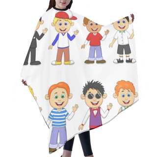 Personality  Boy Cartoon Collection Set Hair Cutting Cape