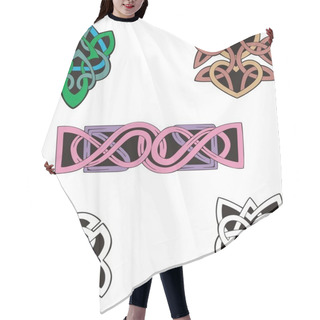 Personality  Knot Decoration Dingbats & Patterns Hair Cutting Cape