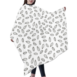 Personality  Nuts Set Seamless Pattern Hair Cutting Cape