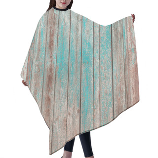 Personality  Shabby Wood Background Hair Cutting Cape