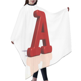 Personality  Letter A Hair Cutting Cape