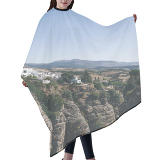 Personality  Scenic View Of Buildings On Rock, Ronda, Spain Hair Cutting Cape