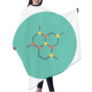 Personality  Hexagons Colored Vector Icon Hair Cutting Cape