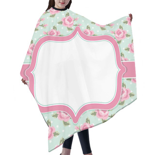 Personality  Retro Frame Hair Cutting Cape