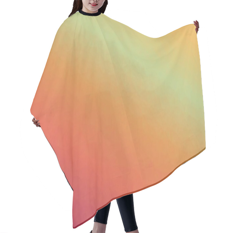 Personality  abstract colorful polygonal background hair cutting cape