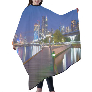 Personality  The Yarra River And The Melbourne City  Hair Cutting Cape