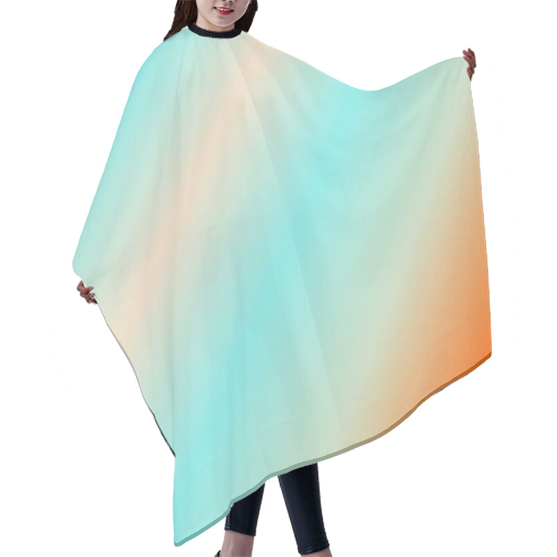 Personality  abstract colorful polygonal background hair cutting cape