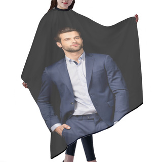 Personality  Young Stylish Man  Hair Cutting Cape