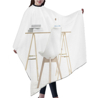 Personality  Modern Minimalist Desk And Chair Hair Cutting Cape