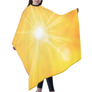 Personality  Summer Sun Rays With Lens Flare Hair Cutting Cape