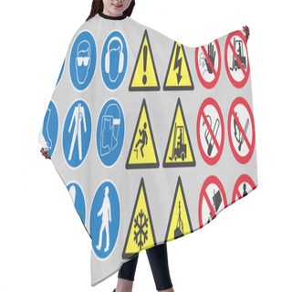 Personality  Work Safety Signs Hair Cutting Cape