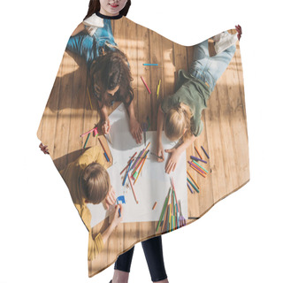 Personality  Cute Kids Drawing  Hair Cutting Cape
