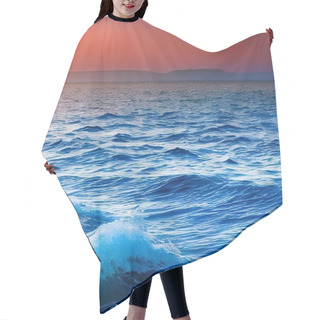 Personality  Beautiful Sunset Over The Sea Hair Cutting Cape