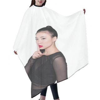 Personality  Silence Gesture Hair Cutting Cape