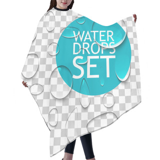 Personality  Pure Water Drops Set Hair Cutting Cape