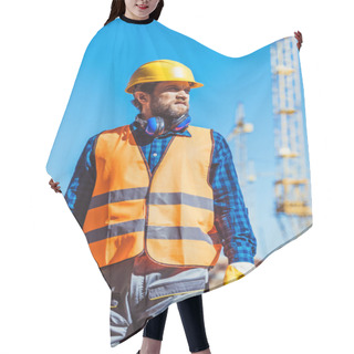 Personality  Construction Worker Hair Cutting Cape