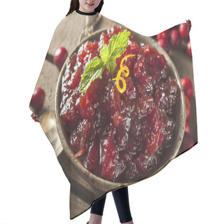 Personality  Homemade Red Cranberry Sauce Hair Cutting Cape