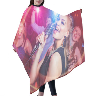 Personality  Karaoke Party In Club Hair Cutting Cape
