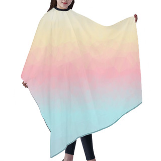 Personality  Abstract Background With Polygonal Pattern Hair Cutting Cape