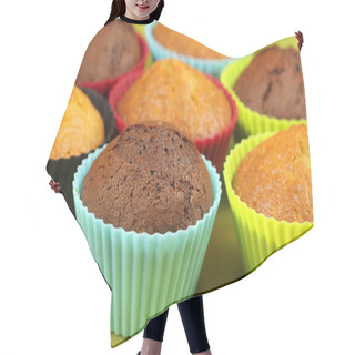 Personality  Muffins In Colorful Cupcakes Hair Cutting Cape