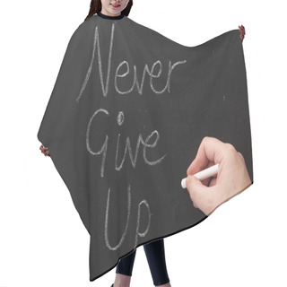 Personality  Never Give Up Hair Cutting Cape