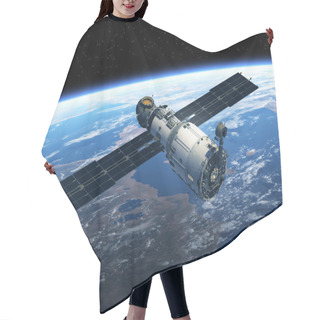 Personality  Space Station In Space Hair Cutting Cape