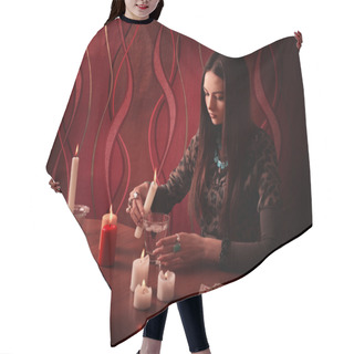 Personality  Divination With Candle Hair Cutting Cape