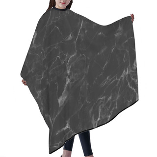 Personality  Black Marble Texture Background, Detailed Structure Of Marble For Design. Hair Cutting Cape