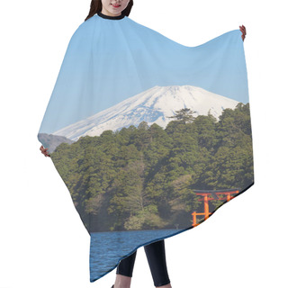 Personality  Mountain Fuji And Ashi Lake Hair Cutting Cape
