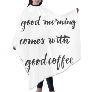 Personality  Motivating, Inspirational Lettering, Quote Hair Cutting Cape