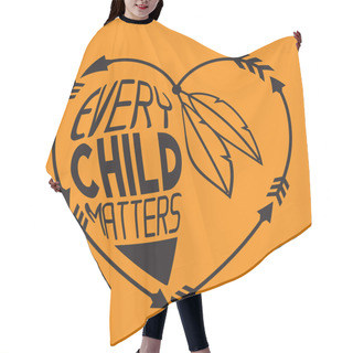 Personality  Every Child Matters Vector Illustration Hair Cutting Cape