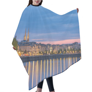 Personality  View On Bordeaux In The Evening - France Hair Cutting Cape