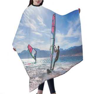 Personality  Windsurfing Hair Cutting Cape