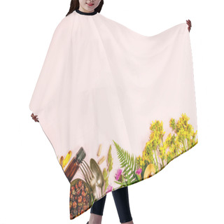Personality  Wild And Healing Herbs Concept Hair Cutting Cape
