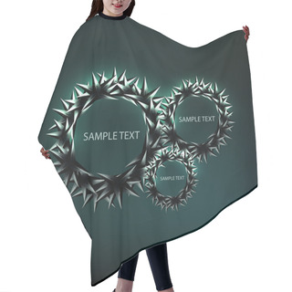 Personality  Independence Day Postcard Design Hair Cutting Cape