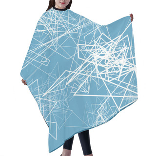 Personality  Sketchy Lines Abstract Background  Hair Cutting Cape
