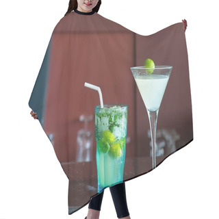 Personality  Margarita And Mojito Cocktails Hair Cutting Cape