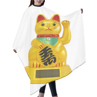 Personality  Chinese Good Luck Cat Hair Cutting Cape
