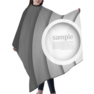 Personality  Abstract Web Design Bubble Hair Cutting Cape