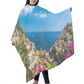 Personality  Landscape With Positano Town At Famous Amalfi Coast, Italy Hair Cutting Cape