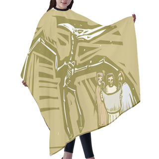 Personality  Paleontologists Pterodactyl Fossil Hair Cutting Cape