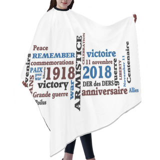 Personality  Centenary Of The 1918 Armistice Hair Cutting Cape