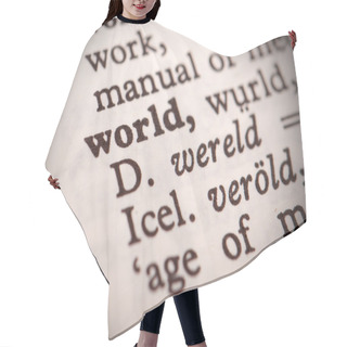 Personality  World Definition Hair Cutting Cape