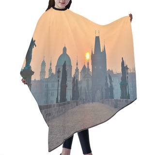 Personality  Sunrise Over Prague - Look From Charles Bridge Hair Cutting Cape