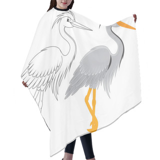Personality  Heron Hair Cutting Cape