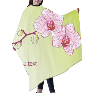 Personality  Floral Card Hair Cutting Cape