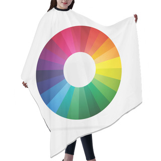 Personality  Vector Color Spectrum Hair Cutting Cape